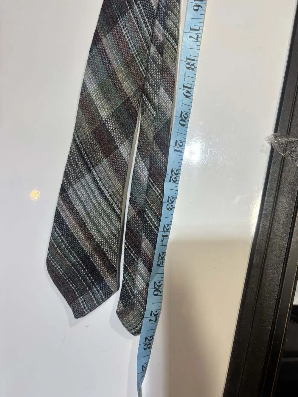 VTG Hortex Traditional Tweed Pure Wool Necktie Made In Ireland